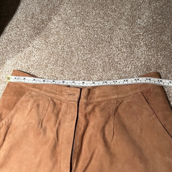 Vintage Tail Brand Tan 100% Suede Pants size 10 - Picture 8 of 8